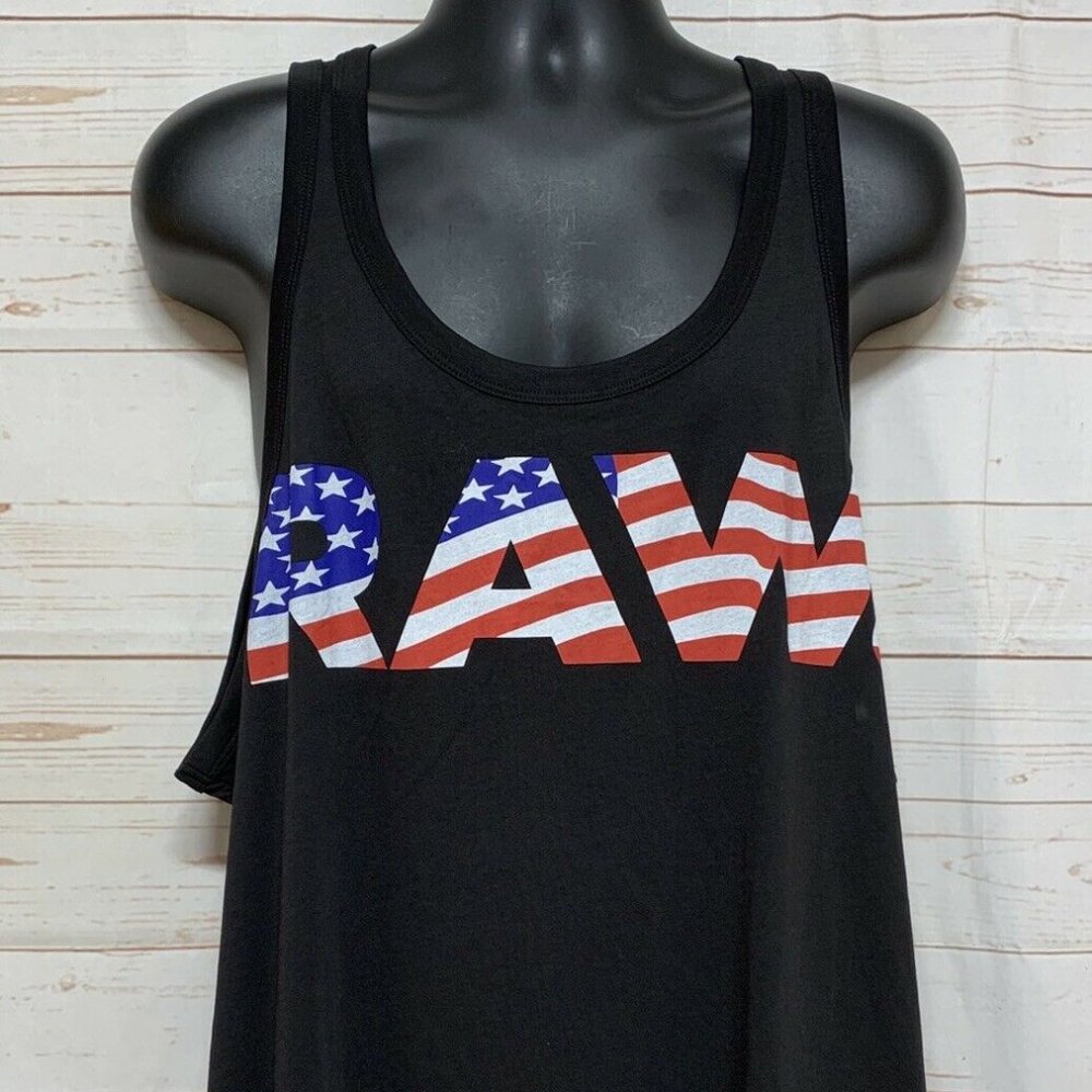 Mens G-star Raw Flag Logo Tank Top NWT